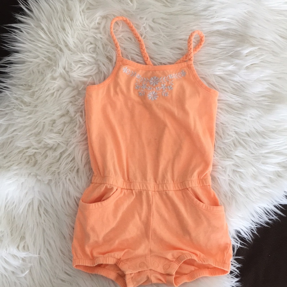 Racer back romper
